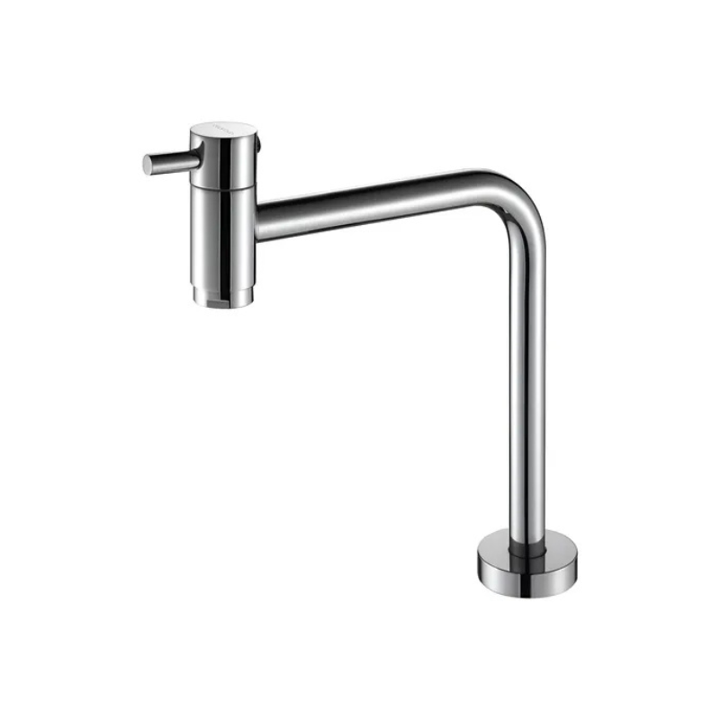 Torneira de Metal Cromada para Banheiro Deck Casa 1/4 volta